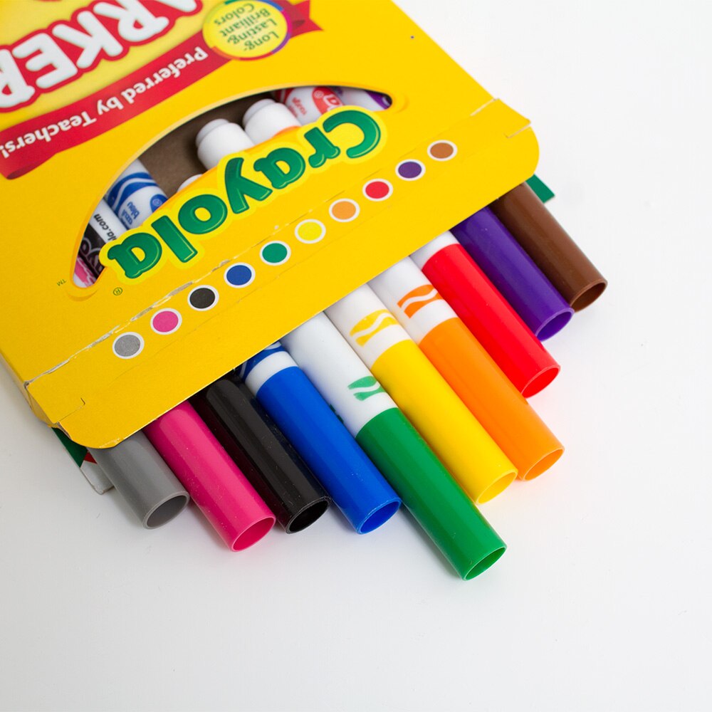 Crayola, Classic, Broad Marker, 10 Color, Set